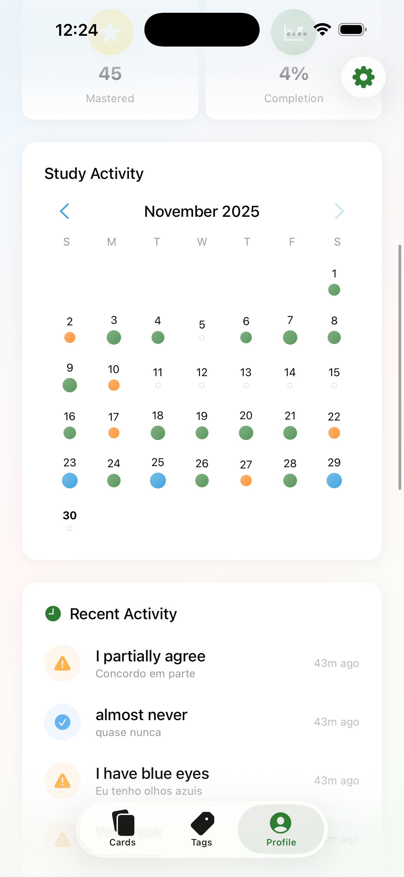 FlashApp - Daily streaks